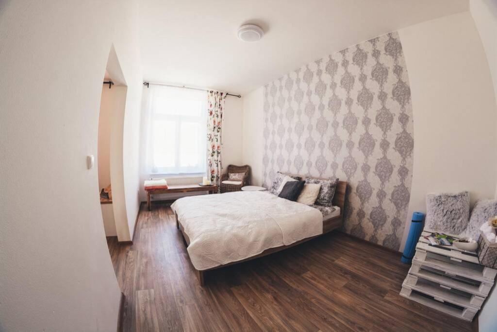 Stylovy Apartman V Centru Nachoda Buitenkant foto